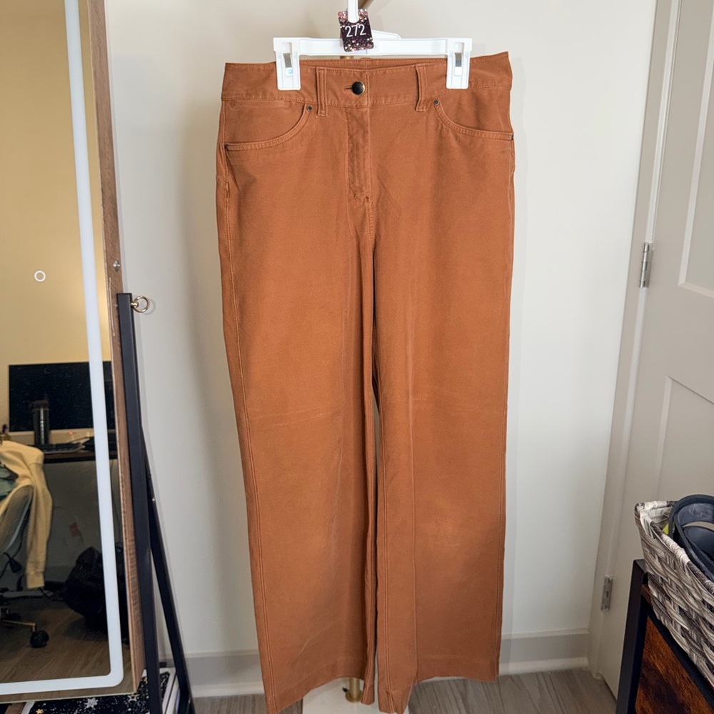 272.Lululemon City Sleek 5 Pocket HR Wide-Leg Pant Full Length *Light Utilitech